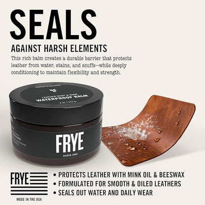 Frye Leather Boot and Shoe Waterproof Balm