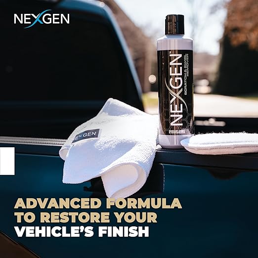 Nexgen Scratch & Swirl Remover (16oz) - Restore Shine & Depth to Your Vehicle’s Surface - Fast Acting Ceramic Coating - On-The-Go Car Detailing - Car Cleaning Supplies - Safe on All Paints & Colors