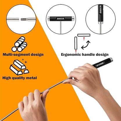 Shotgun Cleaning Kit for 12, 20, 410 Gauge - Compact Portable Case with Bronze and Spring Brushes, Brass Adaptor, Cotton Mop, Cleaning Pick, Patch Holder, Patches, Hand Brush, Empty Oil Bottle