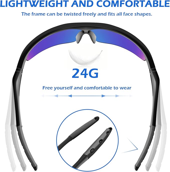 OXG 12 Pack Safety Glasses, ANSI Z87.1 Impact Resistant Anti-Scratch Safety Goggles for Men Women Youth
