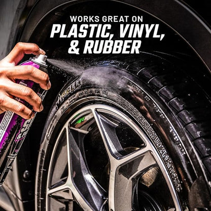 Slick Products Multi-Surface Shine & Protectant Spray, Renew Vinyl, Plastic, Rubber, Trim, Car, Truck, Motorcycle, Dirt Bike – UV Protection, No Drip Formula, 17.35 fl oz (6-Pack)