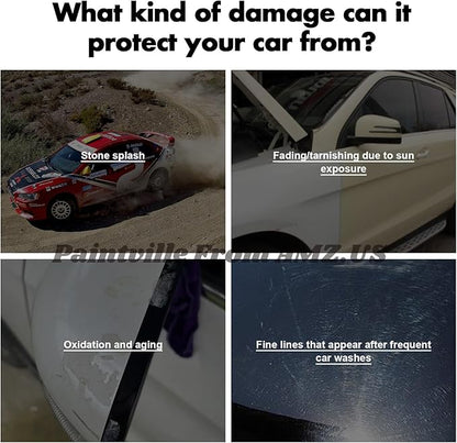 Paintville for Tesla Model Y 2020-2024 TPU PPF HD Clear Paint Protective Film Custom Fit Anti Scratch Self Healing Shield Guard Tesla Finishing Accessories for Headlight Fog Light