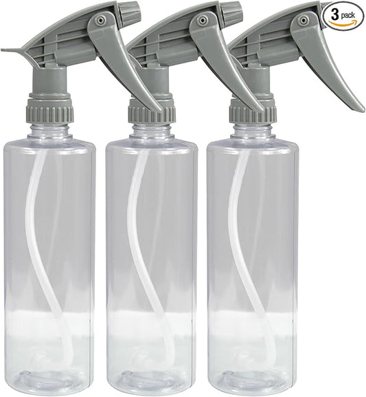 Chemical Guys Heavy Duty Bottle Sprayer - Chemical Resistant Trigger for Car Detailing, Adjustable Mist to Stream, High Output, for Cleaners, Sprays, Degreasers (ACC_121.16HD3) - 16 Oz, 3 Pack