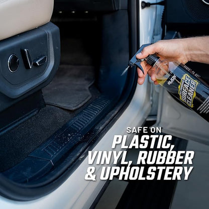 Slick Products All-Purpose Surface Cleaner – Heavy-Duty Interior & Exterior Car Cleaner for Vinyl, Plastic, Rubber, Carpet & Upholstery – Ready-to-Use Formula with Fresh Lemon Scent – 128 oz.