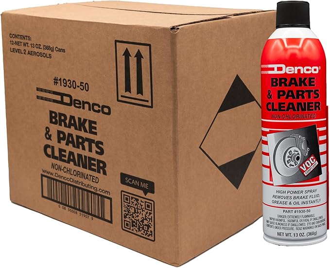 Denco # 1930-50 Brake & Parts Cleaner - 50-State Compliant - 13 OZ Per Can - Non-Chlorinated - 12 to 960 Cans/Case (6)