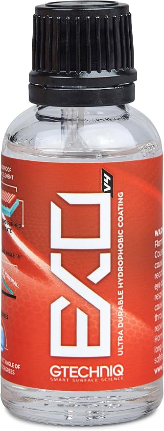 Gtechniq EXO and Crystal Serum Light Kit for Cars, 1.69 fl oz | Extremely High Gloss Finish, Swirl-Resistance, Hydrophobic Water and Dirt Repellent, Easy to Apply, Up to 5 Years Durability