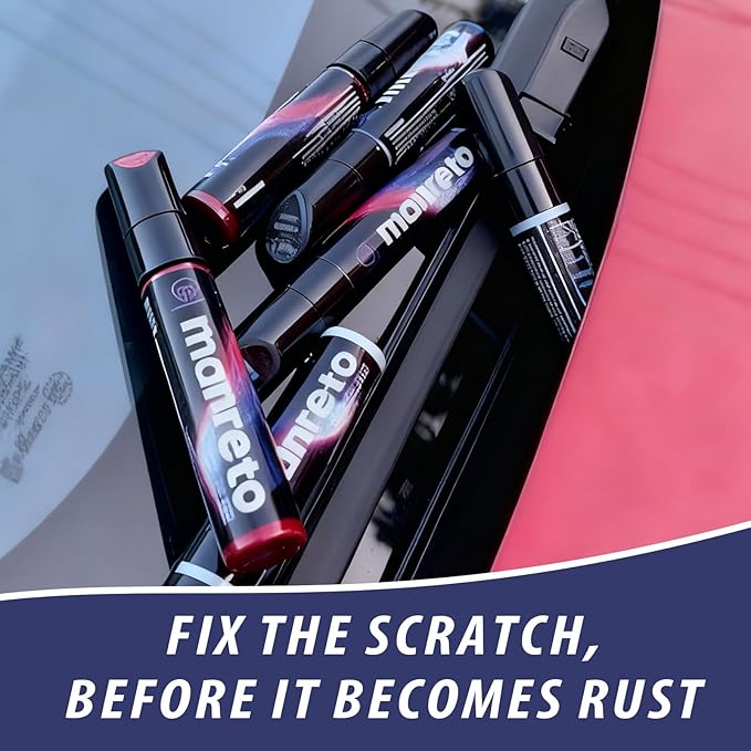 Touch Up Paint for Tesla Model Y/3/X/S Solid Black (PBSB)—OEM Color-Matched, Quick & Easy Car Scratch Remover Pen, Long lasting & Waterproof Car Paint Touch Up, Like-New Finish