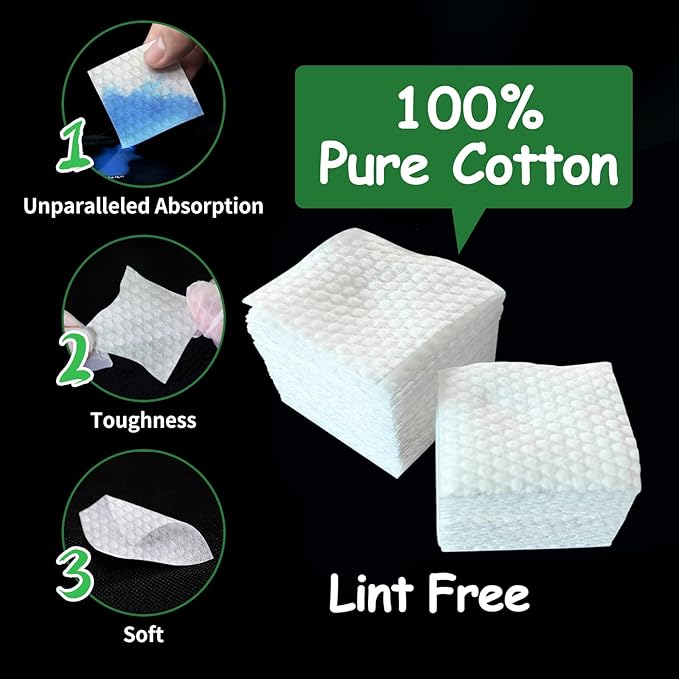 ILANSIN 3000/1500PCS Gun Cleaning Patches+CLP Oil,2"x2" Lint Free Gun Cleaning Cloth,Professional Wipes for Shot Pistol/All Caliber of Firearms.Store in Box Can Store Gun Cleaning Kit,Choose Your Set