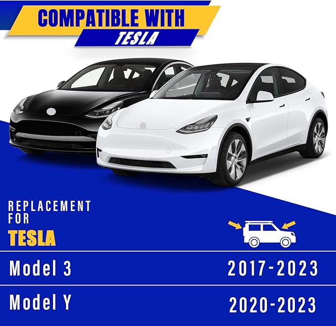2 wipers Replacement For 2017-2023 Tesla Model 3/2020-2023 Model Y Original Equipment Replacement Wiper Blade - 26"/19" (Set of 2) Top Lock