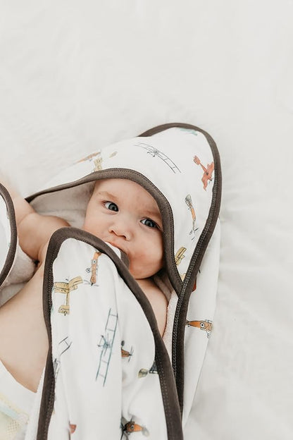 Copper Pearl Hooded Bath Towels Premium Knit/Terry Cloth Baby Towels with Hood, Pockets, and Cool Designs - Great to Gift and Make Bath Time Fun - Baby Bath Towel, Ace