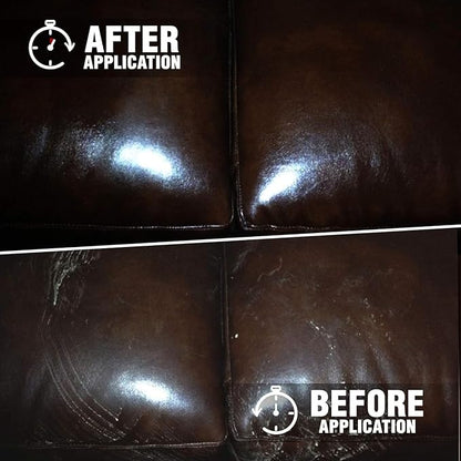 Milsek Leather & Vinyl Cleaner & Conditioner - Cleaning Supplies for Leather Home Furnitures, Couch, Automotive Interior, Shoes, Bags - 12 Fl Oz (Pack of 2) with Microfiber Towel