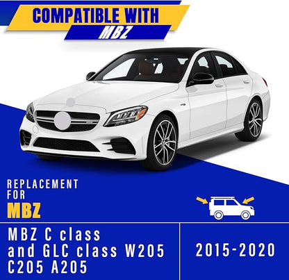 2 wipers Replacement for 2015-2020 MBZ C class and GLC class W205 C205 A205, Windshield Wiper Blades Original Equipment Replacement - 22"/22" (Set of 2)