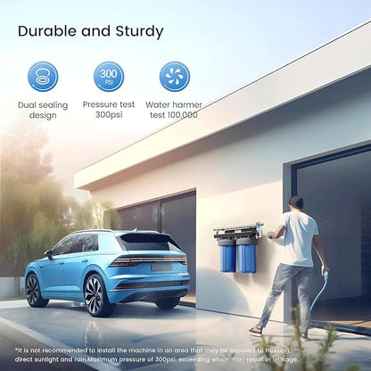 Waterdrop Spotless Car Wash System with Resin, Deionized Water System, Spot Free, Works for All Vehicles, RV, Motorcycles, Windows, Boats, Planes and More, No Towel Drying