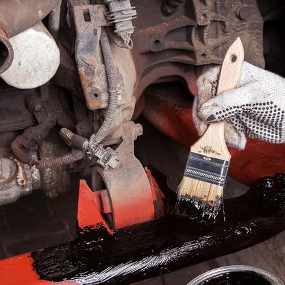 CRUM CREEK 1-Gallon Can Matte Black Non Aerosol, Rust Preventive, Rust Inhibitor Anti Rust, Rust Proofing Coating, Protects All Metals in Marine and Undercoating in Automotive, Farm and Industrial.