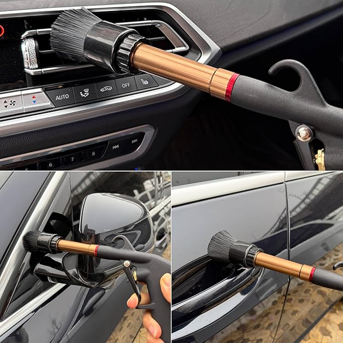 Tornado Cleaning Gun, Detailing Car Cleaning Gun Interior Dryer Air Blow Gun, High Pressure Blower Gun, Car Detailing Tools for Quickly Blowing Out Dirt and DustWorking with Air
