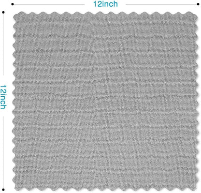 Orighty Grey Microfiber Cleaning Cloth, 24 Pack Highly Absorbent Cleaning Rags, Microfiber Towels for Cars, Household Cleaning Supplies, Reusable Lint Free Cloths for House, Kitchen, 12 x12 inch