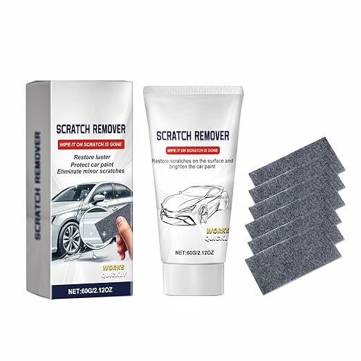 Car Scratch Remover 2025 Upgrade Nano Sparkle Cloth - Car Polish to Easy Remove Minor Blemishes & Vehicle Scuffs