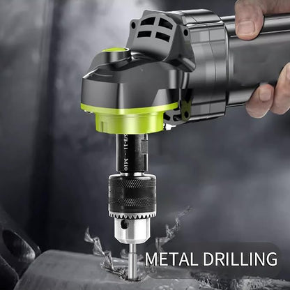 Kofdvdz 5/8-11 Angle grinding machine special conversion chuck, 1.5-10mm diameter metal drill chuck with fixed converter and quick replacement, stable use, can replace electric drill holes
