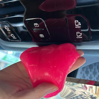 CR CHRWLIN 3-Pack Car Cleaning Gels Car Interior Cleaner Putty Slime Auto Detailing Tools Universal Dust Removal Cleaning Kit for Car Accessories Vents 3C Office Scented Rose
