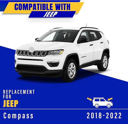 3 wipers Replacement for 2018-2022 jeep compass, Windshield Wiper Blades Original Equipment Replacement - 24"/18"/10" (Set of 3) U/J HOOK