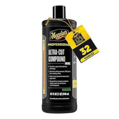Meguiar's Mirror Glaze M105 Ultra-Cut Compound, 32 Fl. Oz (Pack of 1) - Packaging May Vary