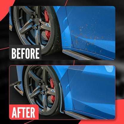 BILLFARO Extended Front Splash Guards Mud Flaps,ABS Plastic Wheels Rock Guards Mudflap Fender Mudguard Mud Guards Protector ﻿Accessories for Corvette C8 Z06 2023+ for C8 E-Ray 2024+