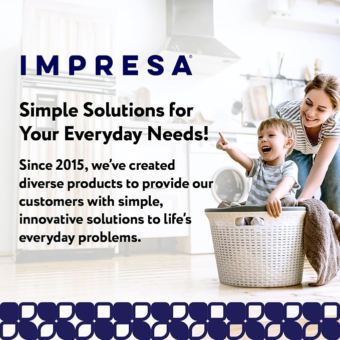IMPRESA Concentrated Liquid Wine Glass Cleaner - 8 Fl Oz, Unscented Streak-Free Water Spot Removal & Cloudy Glassware Cleaner - Unscented Odor-Free Cleaning & Wine Glass Soap