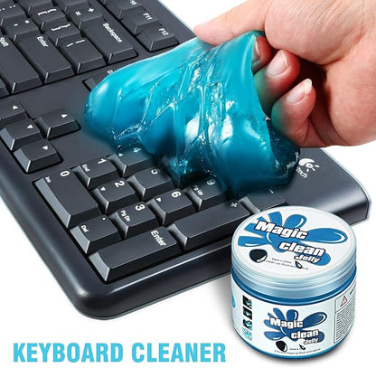 DNA MOTORING Car Cleaning Gels Auto Detailing Tools Cleaning Putty Car Interior Cleaner, Car Jelly Cleaner, Keyboard Cleaner, Car Cleaning Supplies Car Gifts for Men Women, Blue, TOOLS-00151