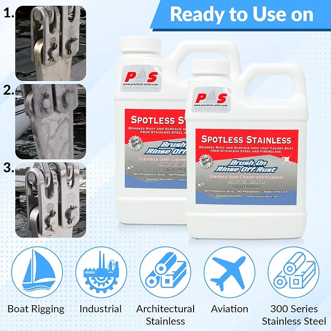 Spotless Stainless Rust Remover and Protectant - 1 Gallon
