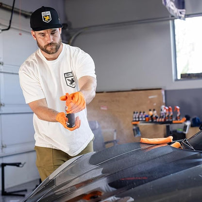 NITRO V7 Spray - 7H Ceramic Coating Spray with Proprietary XiO2™ Formula Creates Tri-Molecular Bond - 1+ Year of Hydrophobic, Self Cleaning Protection & High-Gloss Shine - Easy Application
