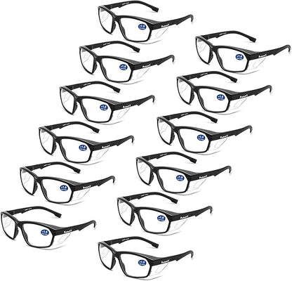 ProtectX Classic Safety Glasses, Anti-Fog Scratch Resistant Lenses, Protective Eyewear for Work, Indoor/Outdoor, ANSI Z87.1