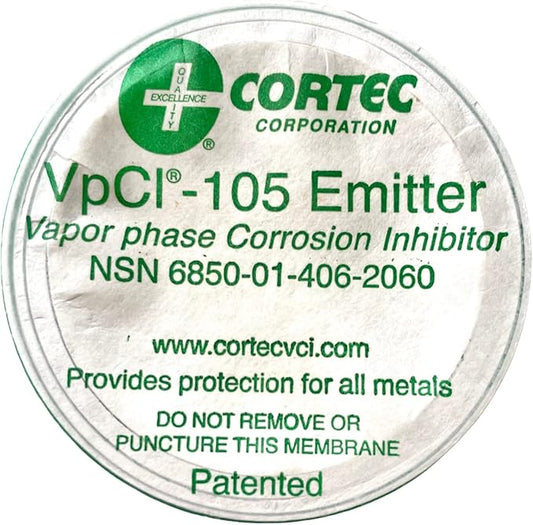 Cortec VpCI-105 - Anti Rust VCI Emitter Cup - Protects 5 Cubic feet - 2 Year Corrosion Protection (1 Unit)