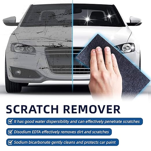 Scratch Remover for Vehicles, Car Surface Care Cream for Light Marks & Swirl Lines, Paint Polishing & Shine Enhancing Formula, Auto Detailing Paste for All Paint Colors