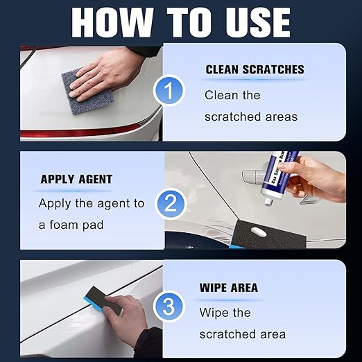 Car Scratch Remover, 2025 New Scratch Repair Paste,Scratch Remover for Vehicles,Car Cleaning Kit,Car Polishing Wax Vehicles for Deep Scratches (1Pcs)