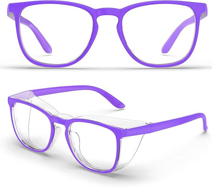 Stylish Safety Glasses, Clear Anti-Fog Anti-Scratch Protective Glasses For Men And Women