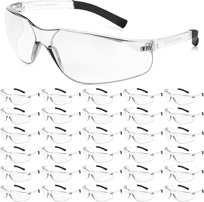 Salfboy Safety Glasses for Men Women ANSI Z87.1 Safety Glasses Bulk Protective Eyewear Scratch-Resistant