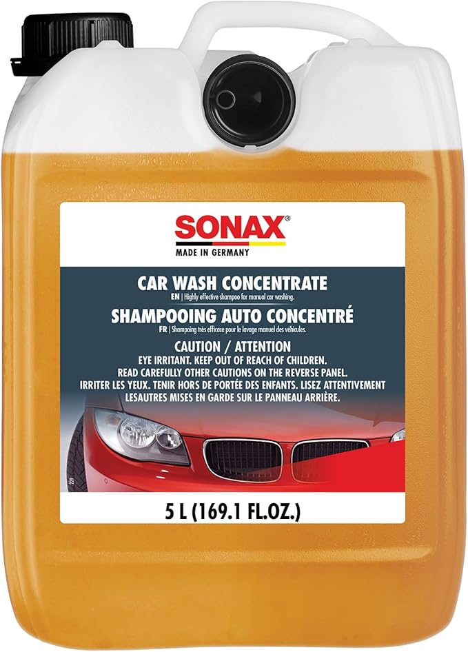 SONAX (314500 Car Wash Shampoo Concentrate - 169 fl. oz.