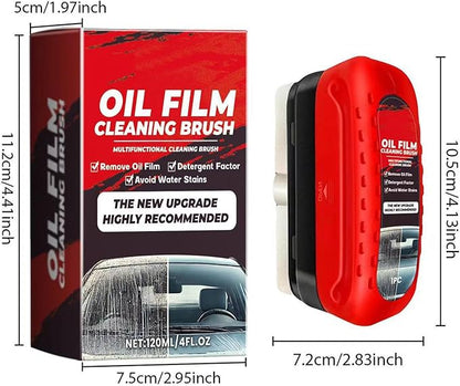 Goswar 2Pack Automotive Oil Film Cleaning Brush for Car Windows, Glass Cleaning Board, Oil Film Brush Improves Clarity and Visibility, Car Glass O il Film Remover
