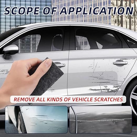 Scratch Remover for Vehicles, Car Surface Care Cream for Light Marks & Swirl Lines, Paint Polishing & Shine Enhancing Formula, Auto Detailing Paste for All Paint Colors