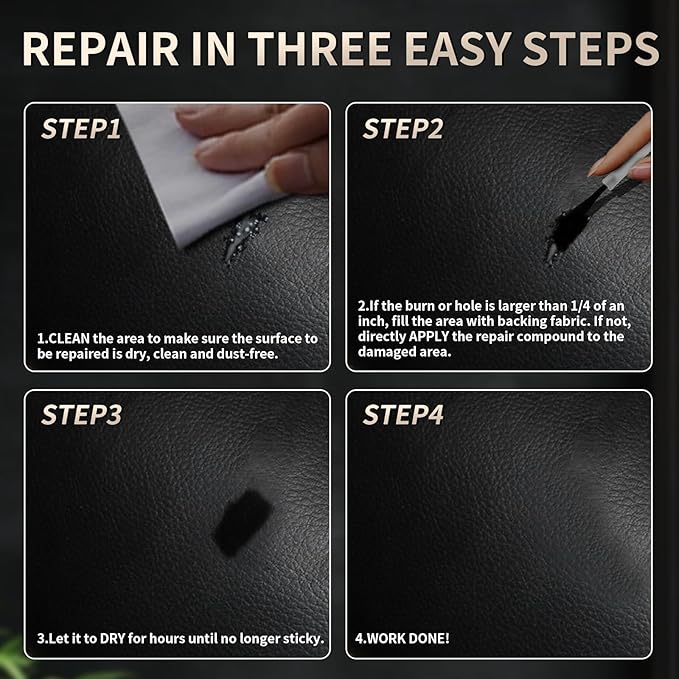 2026 New Advanced Leather Repair Gel, Upgrade Leather Repair Kit for Car Seat Vinyl Repair Kit, Professional Leather Repair Coloured Cream Gel, Multifunctional Couch and Jacket Repair Kit (Yellow)