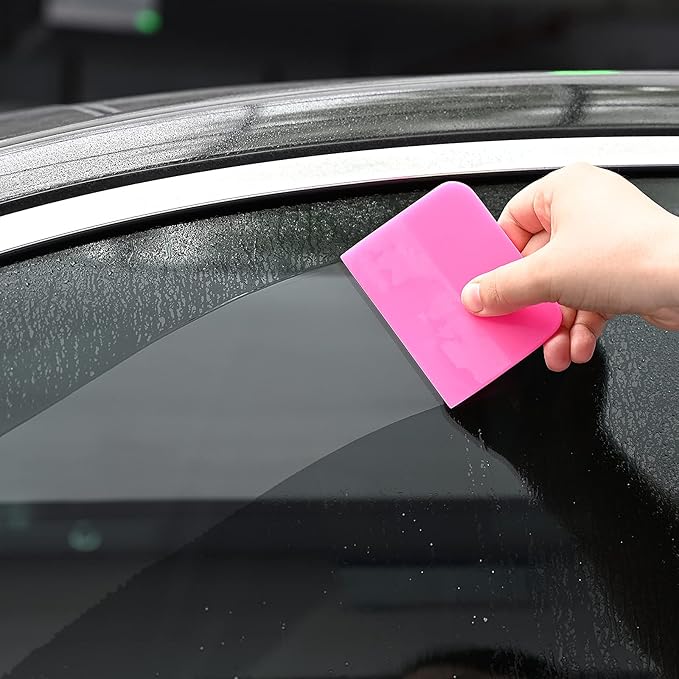 Gomake PPF Squeegee Kit - 5 in 1 Anti-Scratch Soft TPU Squeegee for Vinyl, Small Tint, Paint Protection Film, Vinyl Wrap/Window Tint Tools, Mirror/Window/Household Cleaning