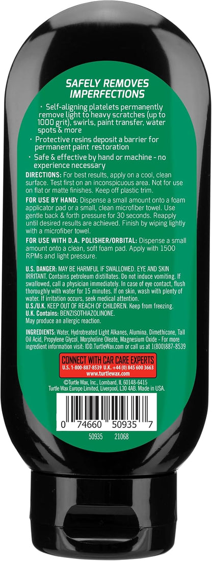 Turtle Wax 50935 Scratch Repair and Renew, Removes Fine Surface Scratches, Swirls, Paint Transfer, for Vehicles Including Cars, Trucks and Motorcycles, Safe for All Paint Colors, 7 oz. (Pack of 1)
