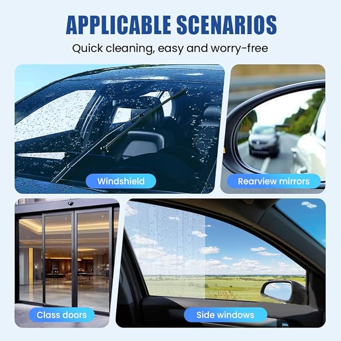 Handheld Glass Oil-Film Remover, 2026 New Glass Oil Film Remover for Car Window, Glass Emulsion Cleaner Removes Oil Film & Smudges, Glass Windshield Cleaner Car Glass Oil Film Remover (2pcs)