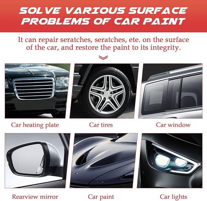3Pcs Vitanst Clearfix Scratch Remover, Magic Car Scratch Removal Pen, Auto Paint Repair Pen, All Cars Magic Pen for Car Scratches, Easy to Use for All Car Colors & Surfaces