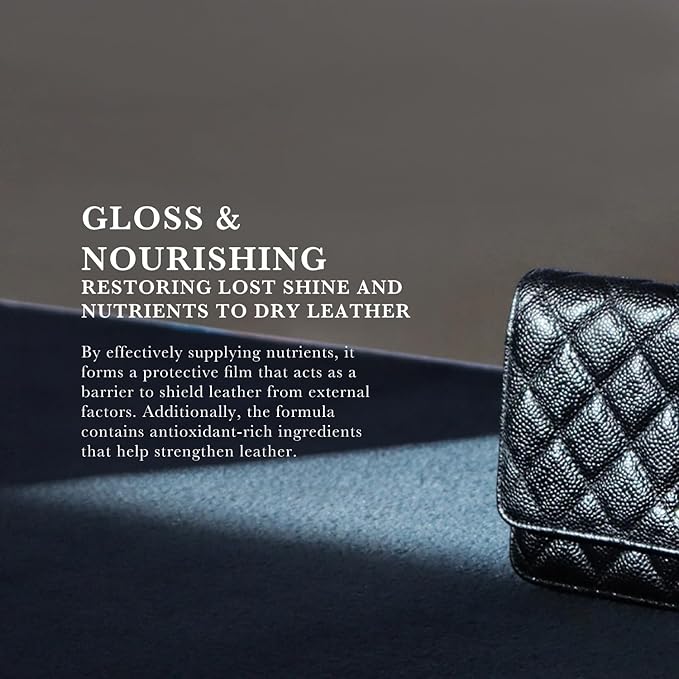 Leather Conditioner Essence for Luxury Handbags, Couches, Purse, High-End Care for Fine Leather Oil Type Made in Korea