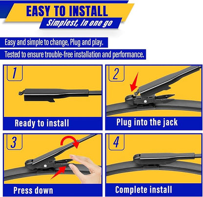 2 wipers Replacement for 2012-2017 Chevy Traverse/Buick Enclave /2012-2016 Acadia MK1/2008-2011 Buick Lucerne, Windshield Wiper Blades Original Equipment Replacement - 24"/21" (Set of 2) Pinch Tab