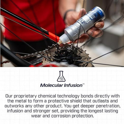 Formula 100 All Conditions Bike Chain Lube – All-Weather Lubricant for Bicycles & Electric Bikes – Protects Against Wear, Reduces Friction, Fights Corrosion – 120ml (4.06 oz)