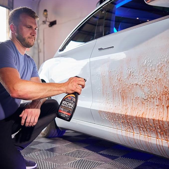 Stoner Car Care 92104-6PK Iron Remover and Wheel Cleaner – Odorless Fallout & Rust Decontaminant, Removes Brake Dust and Contaminants on Wheels, Tires, and Paint, Color Indicator, 22 fl oz (Pack of 6)