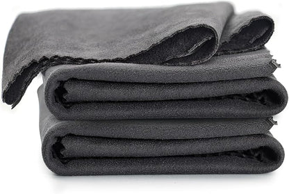 BOVPCAO 5/3 Pack Microsuede Gun Cloth - 12"x12" Gun Cleaning Cloth Lint Free - Soft and Washable Gun Cleaning Rags - Professional Gun Cleaning Supplies