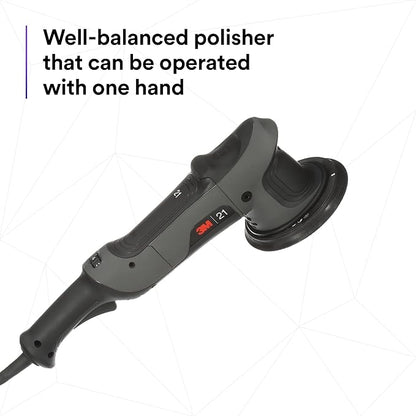 3M Perfect-It Random Orbital Polisher, 34101, 21mm, 120V/60Hz Variable Speed Control for Automotive Refinishing, Refining, Polishing